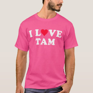 I Liebe Tam Matching Girlfriend & Boyfriend Tam Na T-Shirt