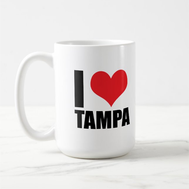 I Liebe Tampa Kaffeetasse (Links)