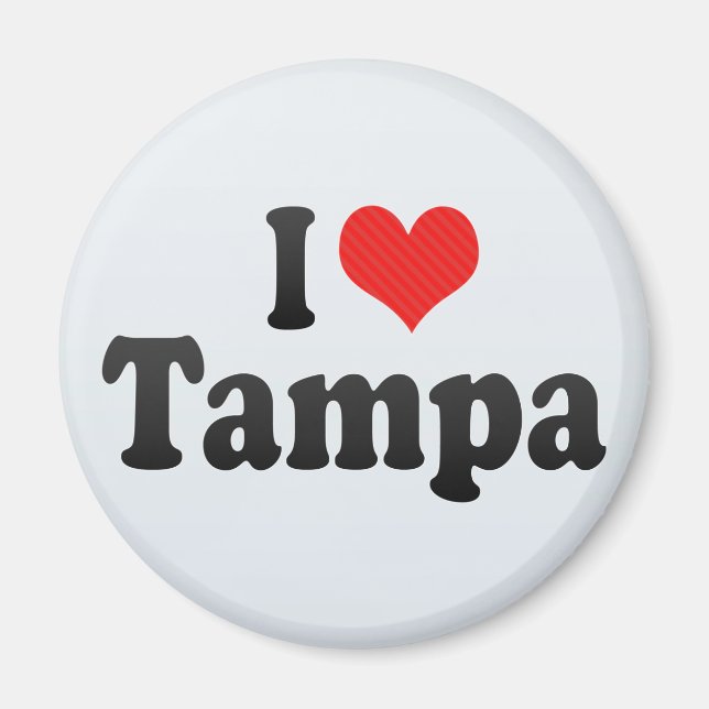 I Liebe Tampa Magnet (Vorne)