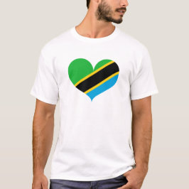 I Liebe Tansania Flag T-Shirt