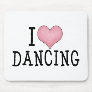 I Liebe-Tanzen Mousepad