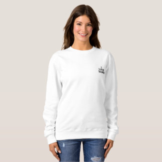 I LIEBE TANZT WEISSE CREW NEK SWEATSHIRT