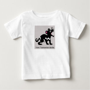 I Liebe Tasmanische Teufel - Australien - Tierfreu Baby T-shirt