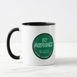 I Liebe Tasse Asphalt