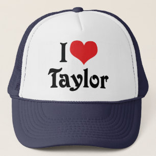 I Liebe Taylor Truckerkappe