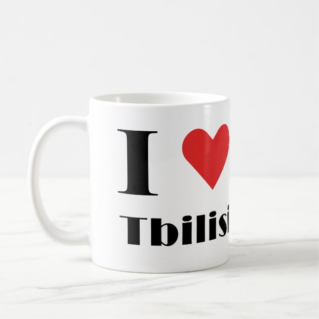 I Liebe Tbilisi Kaffeetasse (Links)