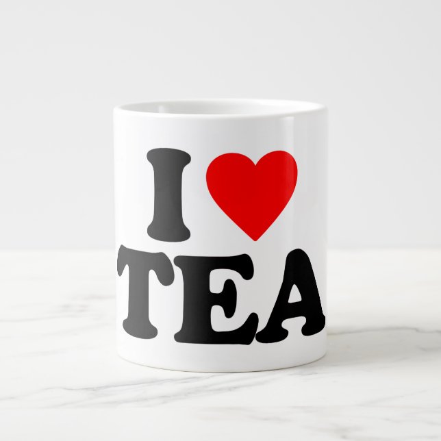 I LIEBE TEA Jumbo-Tasse (Vorderseite)