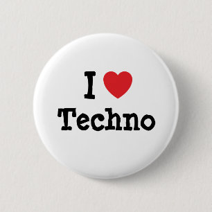 I Liebe Technisches Herzstück personalisiert Button