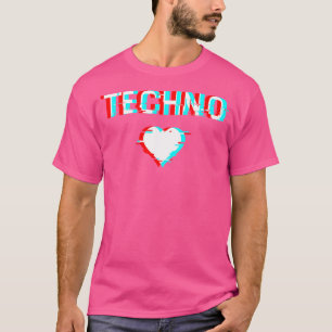 I Liebe Techno Electro House Deep House T-Shirt
