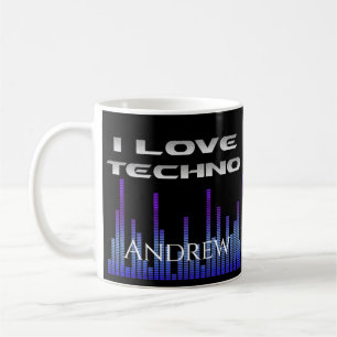 I Liebe Techno Kaffeetasse