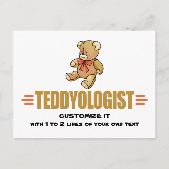 I Liebe Teddy Bears Postkarte (Vorderseite)
