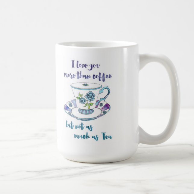 I Liebe-Tee-Tasse Kaffeetasse (Rechts)