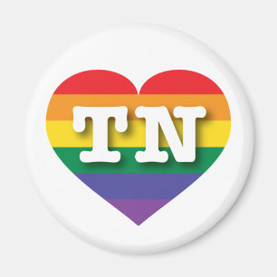 I Liebe Tennessee Gay Pride Regenbogenherz Magnet