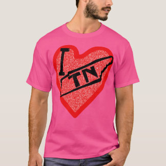 I Liebe Tennessee I Herz TN T-Shirt