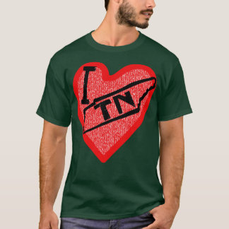 I Liebe Tennessee I Herz TN T-Shirt