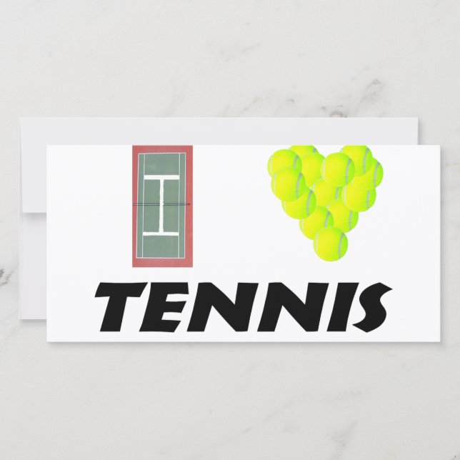 I Liebe Tennis (Vorderseite)