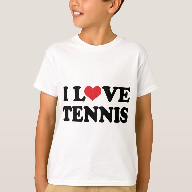 I Liebe-Tennis (Geschenk) T-Shirt (Vorderseite)