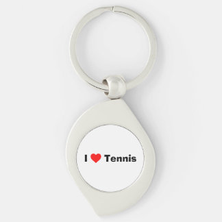 I Liebe Tennis Schlüsselanhänger