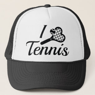 I Liebe Tennis Truckerkappe