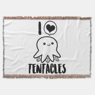 I Liebe Tentacles T - Shirt Niedliches Octopus-T-S Decke