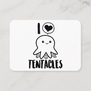 I Liebe Tentacles T - Shirt Niedliches Octopus-T-S Visitenkarte