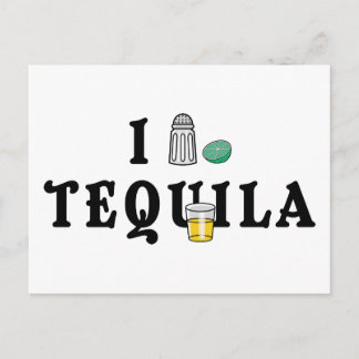 I Liebe Tequila Postkarte