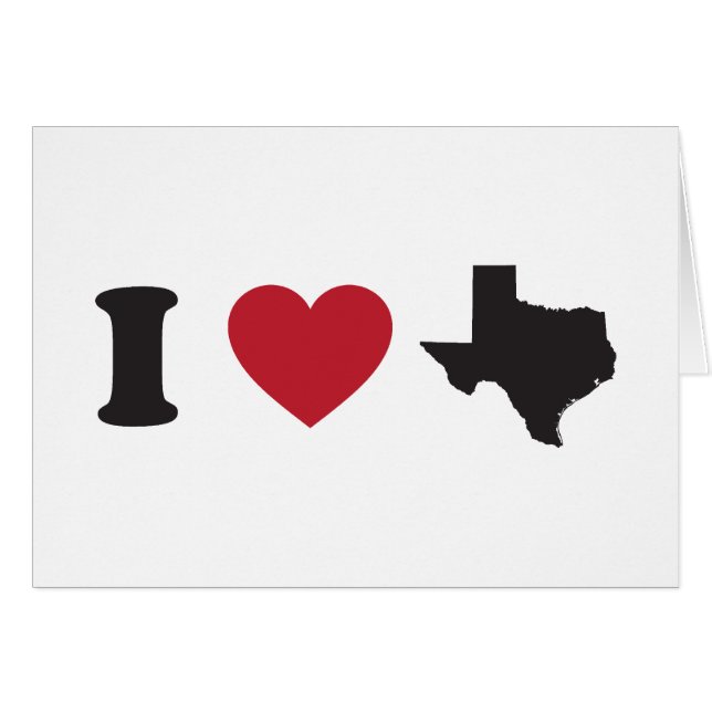 I Liebe Texas (Vorderseite (Horizontal))