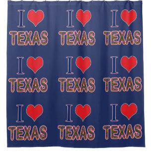 I. Liebe Texas Bluebonnet Duschvorhang