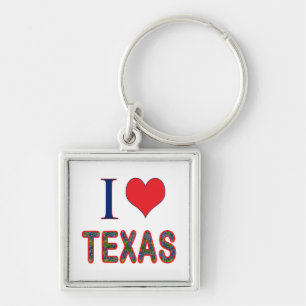 I. Liebe Texas Bluebonnet Schlüsselanhänger