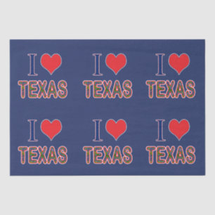 I. Liebe Texas Bluebonnet Seidenpapier