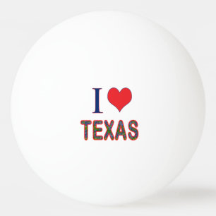 I. Liebe Texas Bluebonnet Tischtennisball