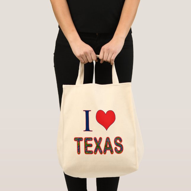 I. Liebe Texas Bluebonnet Tragetasche (Vorderseite (Produkt))
