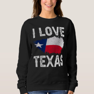 I Liebe Texas Redewendungen Pride Texan Patriotic Sweatshirt
