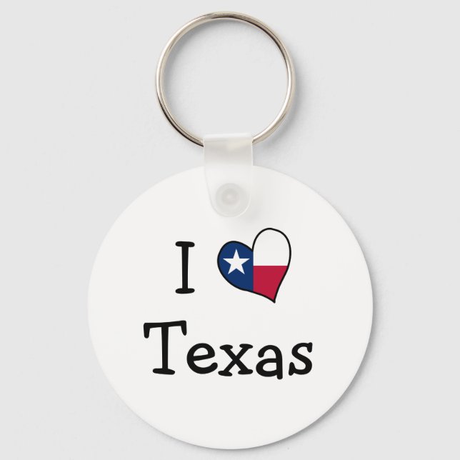 I Liebe Texas Schlüsselanhänger (Vorderseite)