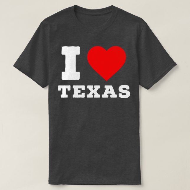 I Liebe Texas T-Shirt (Design vorne)