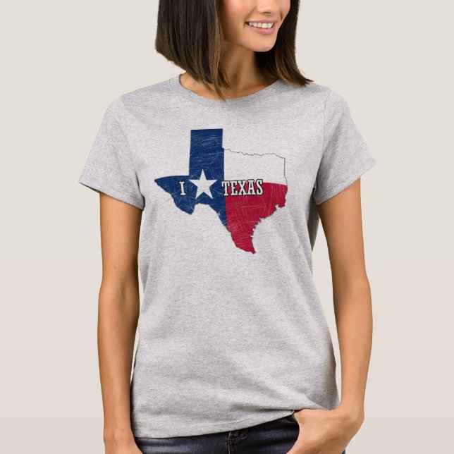 I Liebe Texas T-Shirt (Vorderseite)