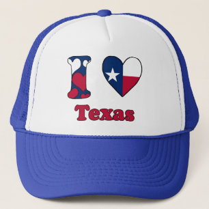 I Liebe Texas Truckerkappe