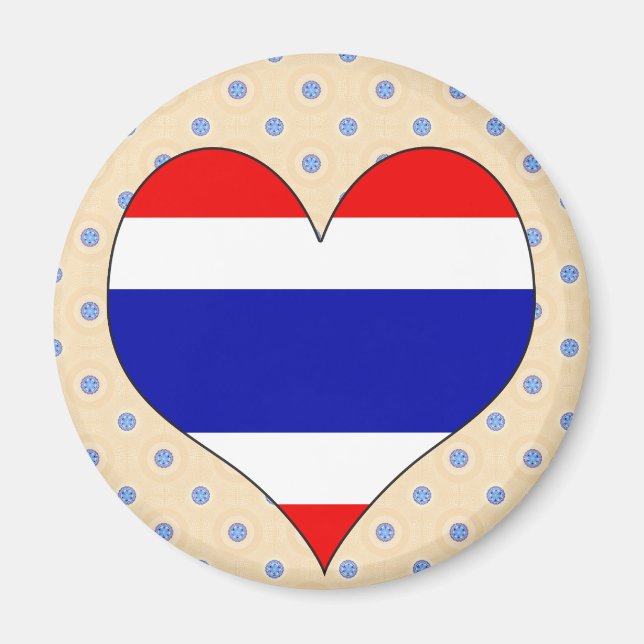 I Liebe Thailand Magnet (Vorne)