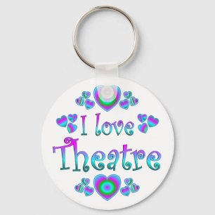 I Liebe-Theater Schlüsselanhänger