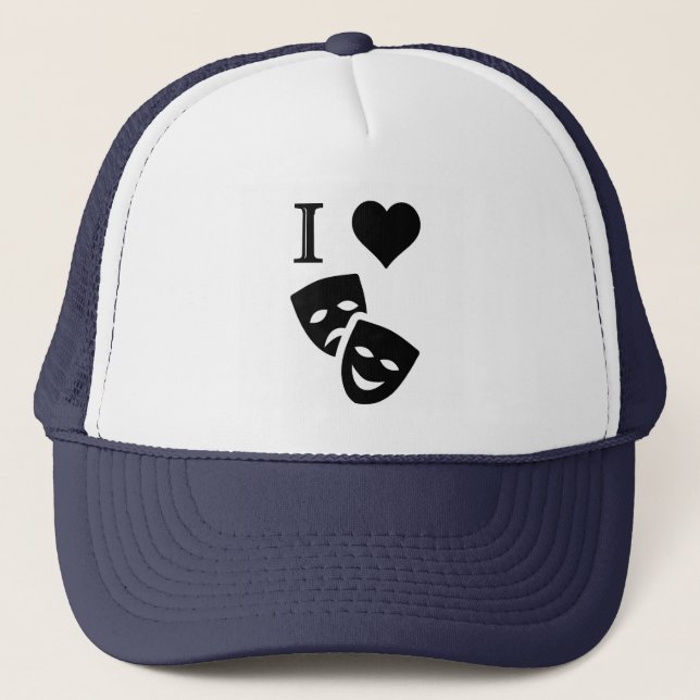 I Liebe-Theater Truckerkappe (Vorderseite)