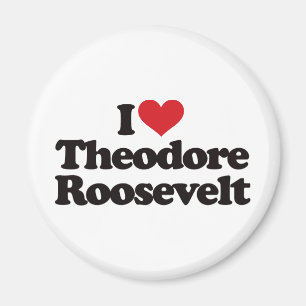 I Liebe Theodore Roosevelt Magnet