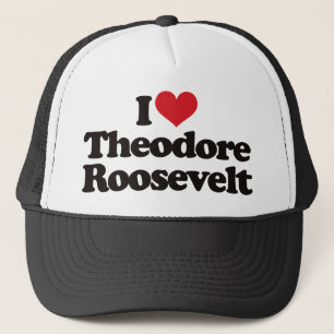 I Liebe Theodore Roosevelt Truckerkappe