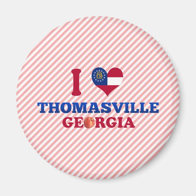 I Liebe Thomasville, Georgia Magnet (Vorne)
