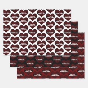 I Liebe Thrillers Geschenkpapier Set