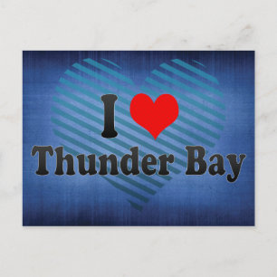 I Liebe Thunder Bay, Kanada Postkarte