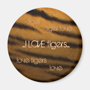 I LIEBE-Tiger Magnet