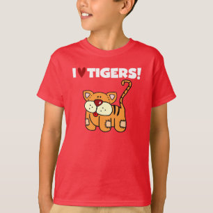 I Liebe-Tiger T-Shirt