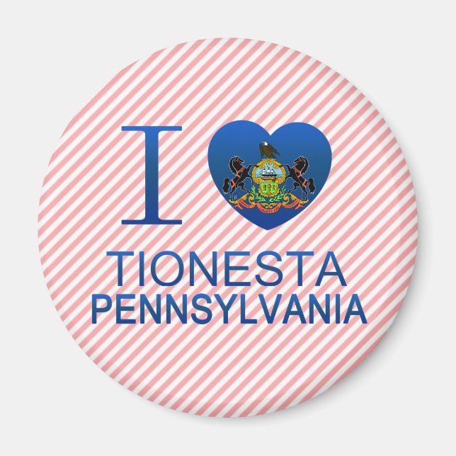 I Liebe Tionesta, PA Magnet (Vorne)