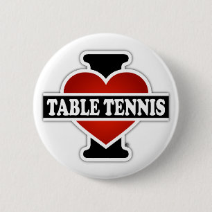 I Liebe-Tischtennis Button