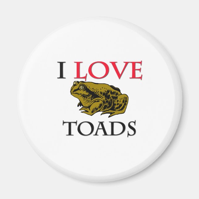 I Liebe Toads Magnet (Vorne)